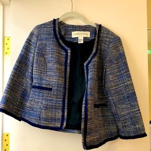 DONCASTER BLUE TWEED BLAZER JACKET